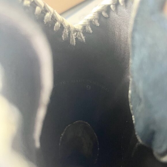 Lane RODEO HOUSTON Mens Cowboy Boots 9 Brown Leather Western Mid Calf Blunt Toe - Picture 9 of 9